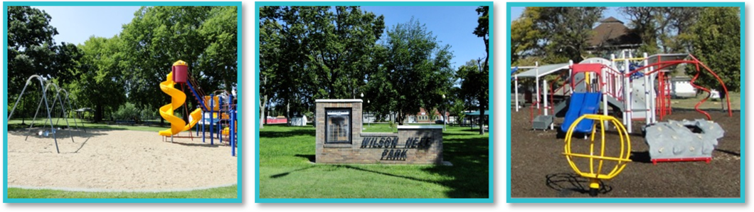 An image featureing 3 parks in Mitchell County Kansas.